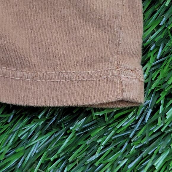 ACDC Crop-Top Shirt Women Medium 19x18 Highway-to-Hell Brown - Picture 3 of 12